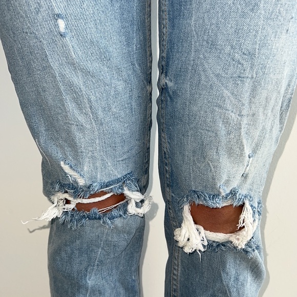 ZARA BLUE COMFY JEANS - Picture 2 of 8